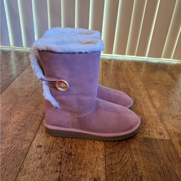UGG KoolaBurra Blush Pink Booties Size 8 - Picture 6 of 8